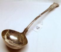 A Victorian Soup Ladle, Kings pattern with diamond heel and oval bowl, length 13 ½”, London 1839,