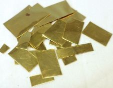 A pack containing approximately 1 oz Dental casting Gold, the packet marked 22ct (the Gold pieces