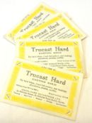 Four packs of Truecast hard casting Gold, melting range 950 degrees C, hardness 127-159, each packet