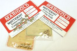 Four packs of dental casting Gold – packet no.1 – Unicast 4 Gold-Platinium casting alloy, melting