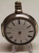 A 1st quarter of the 19th Century Silver Pair Cased Verge Watch, R Swift Junr – Yarmouth, No 105,