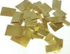 A packet of Dental Gold, packet marked “22ct Gold Cuttings” and weighing approximately 2 ozs.