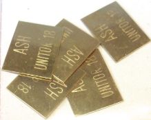 Two clear packs of Gold Dental Casting Ingots, each piece marked “MBC” and weighing in total