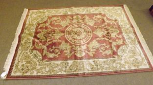 An Aubusson style Rug, 1.7m x 1.25m.