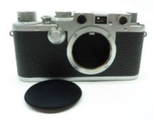 Leica IIIF 1950-51 35mm black covered Film Camera Body only, Serial No 535408