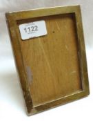 A George V Silver mounted Photograph Frame of plain rectangular design, wooden easel back (with