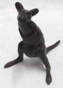 A Cast Metal Novelty Nutcracker formed as a Kangaroo, 5 ½” high