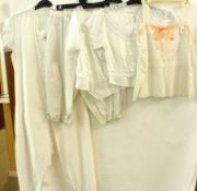 A late 19th /early 20th Century Vintage Ladies Undergarments to include five pairs of white Cotton