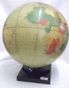 A Vintage Philips Challenge Globe, scale 1:37,500,000, London Geographical Institute George Philip &