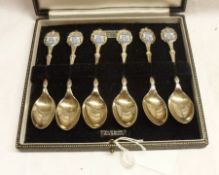 A set of six Elizabeth II Coffee Spoons made to commemorate the 1969 Investiture of the Prince of