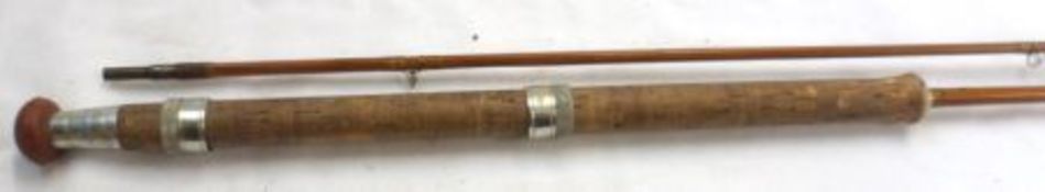 Sharpe two-piece 8ft Vintage Split Cane “Scottie” Fishing Rod