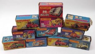 Eleven Matchbox 75 and Superfast Series Cars, all in original boxes, conditions vary