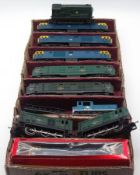 A collection of various Hornby Electric Locos, three Diesel Shunting Locos, Lima Diesel Shunting