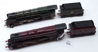 Hornby Dublo Trains comprising of: Duchess of Sutherland Locomotive and Tender in burgundy livery;