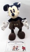 A Limited Edition Steiff Mickey Mouse Figure, made for La Maison de Donaldson, Edition No 233 of