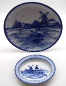 A Royal Doulton “Norfolk” pattern Round Plate, 9” diameter; together with a small Royal Doulton “