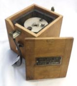 WWII period Air Ministry Contactor Master Type II, wooden case, a clockwork device used for