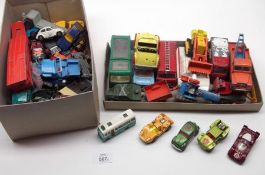 A Mixed Lot of various Corgi/Lesney Die-cast etc, including Ferrari 512; Berlinetta; Volkswagen