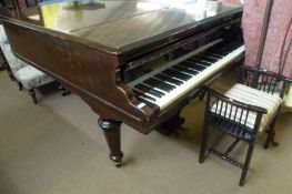 A late Victorian Collard & Collard, London, Mahogany Cased Grand Piano, Model No 165726, retailed by