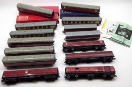 A Mixed Lot: Hornby Dublo Tinplate Royal Mail and other Coaches; three Plastic Pullman Coaches;