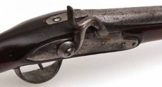 French 1st Empire 1777 Model Musket, marked 1808 Manufacture Imperiale de Turin, converted to