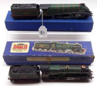 Hornby Dublo No 3211 Mallard Locomotive and Tender E.R. (for 3-rail running), with Coal Tender and