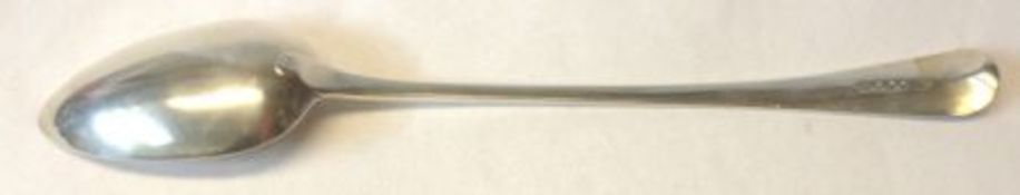 A good George III Basting Spoon, Old English pattern, London 1796, Maker William Eley, 12 ¼” long