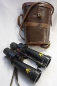 Pair WWII period Military Issue Barr & Stroud 7 X CF41 Binoculars, cased