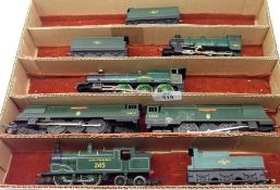 A small quantity of 00 Gauge Locomotives and Tenders, to include Albert Hall; Winston Churchill; and