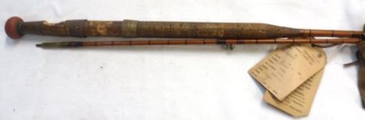 Vintage two-piece Split Cane 8ft 6” Fishing Rod