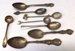 A packet containing three American “Sterling” Souvenir Spoons, “Maryland”, ”Pennsylvania” and “
