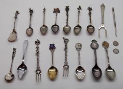 A Mixed Lot of various white metal and other Commemorative Spoons