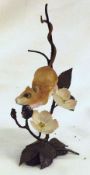 A Royal Worcester Ornamental Studio Model of a field mouse and foliage, in original box, 6” high