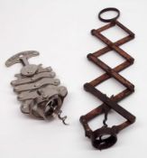 A Wier’s Patent Zig Zag type Expanding Corkscrew and a further similar French example