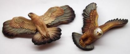 Two Bossons Plaster Models of birds of prey (A/F)