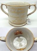 A 19th Century two-handled Commemorative Loving Cup, inscribed “Mr Anthony Hackney Senr Fish