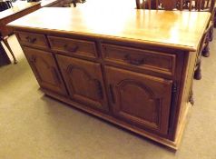 A good quality Scandinavian Oak Sideboard by De Tonge, with moulded edge and the frieze fitted