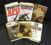 LEN DEIGHTON, 6 ttls: AN EXPENSIVE PLACE TO DIE, 1967, 1st edn, with wallet of documents, orig cl,