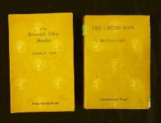 KINGSLEY AMIS, 2 ttls: THE GREEN MAN, 1969 uncorrected proof, orig wraps; THE RIVERSIDE VILLAS