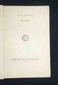 IRIS ORIGO: ALLEGRA, L, Hogarth Press, 1935, 1st edn, orig cl soiled
