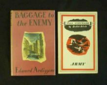 EDWARD ARDIZZONE: BAGGAGE TO THE ENEMY, 1941, 1st edn, orig cl, d/w + COLIN COOTE (INTRO): WAR
