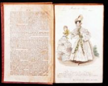 PETIT COURRIER DES DAMES JOURNAL DES MODES, Paris 1834-36, vols 27-31 in 1, 64 hand col’d fashion