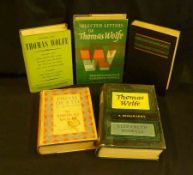 THOMAS WOLFE (3 TTLS):  FROM DEATH TO MORNING, 1936, 1st edn, orig cl, gt, d/w + YOU CAN’T GO HOME