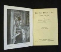 ELINOR M BRENT-DYER: THE NEW HOUSE AT THE CHALET SCHOOL, 1935, 1st edn, 4 plts, frontis loose, lacks