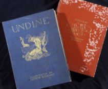 FRIEDRICH HEINRICH KARL BARON DE LA MOTTE FOUQUE: UNDINE, ill A Rackham, 1909, 1st trade edn, 15