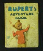 RUPERT’S ADVENTURE BOOK, [1940], Annual, 4to, orig pict bds worn