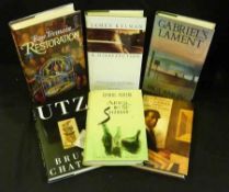 BRUCE CHATWIN: UTZ, 1988, 1st edn, orig cl, d/w + CHINUA ACHEBE: ANTHILLS OF THE SAVANNAH, 1987, 1st