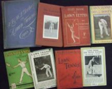 H W W WILBERFORCE: LAWN TENNIS, 1890, orig pict cl + R F & H L DOHERTY: ON LAWN TENNIS, 1903, orig