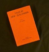 CHARLES RICHARDS ALLEN (ED): TALES BY NEW ZEALANDERS, L, British Authors Press [1938], 1st edn, orig