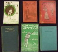 CAPTAIN S C F PEILE: LAWN TENNIS AS A GAME OF SKILL …., 1890, 5th edn, orig ptd cl + WILFRED